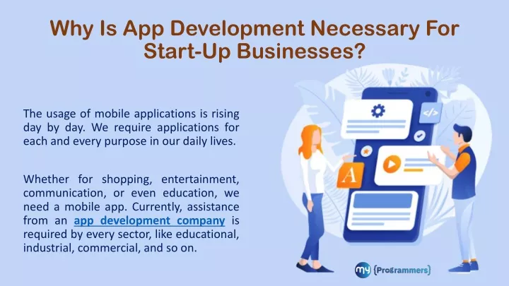 why is app development necessary for start up businesses