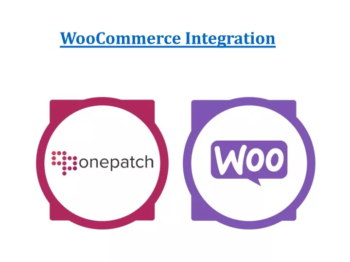 woocommerce integration