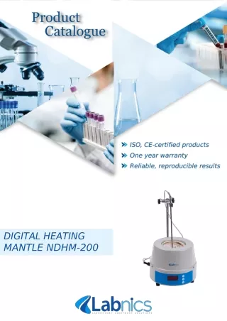 digital heating mantle ndhm 200