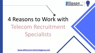 4 Reasons to Work With Telecom Recruitment Specialists