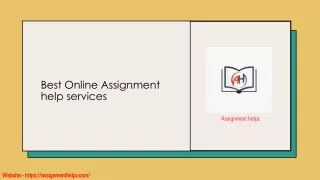 Best Online Assignment help services