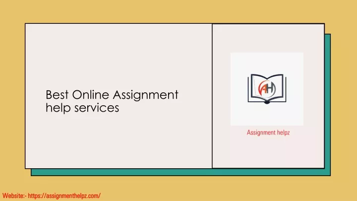 best online assignment help services