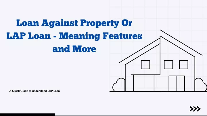 loan against property or lap loan meaning