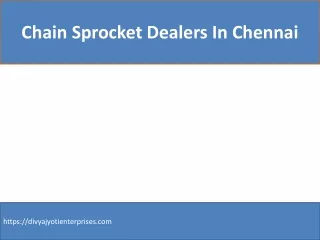 roller chain suppliers in chennai