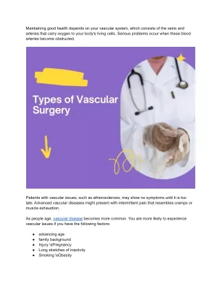 Vascular Surgery