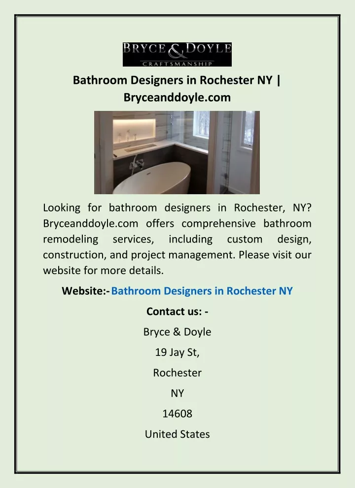 bathroom designers in rochester ny bryceanddoyle