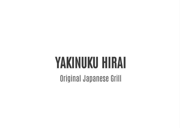 yakinuku hirai original japanese grill