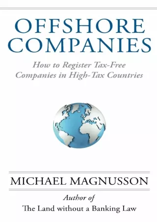 (READ ONLINE) [PDF] Offshore Companies: How to Register Tax-Free Companies