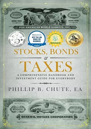 (PDF) D!ownload  BOOK Stocks, Bonds & Taxes: A Comprehensive Handbook and I