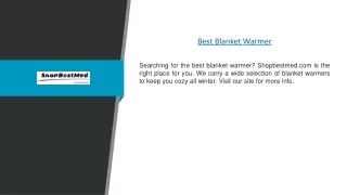 best blanket warmer
