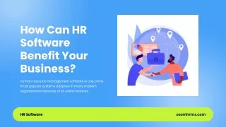 How Can HR Software Benefit Your Business
