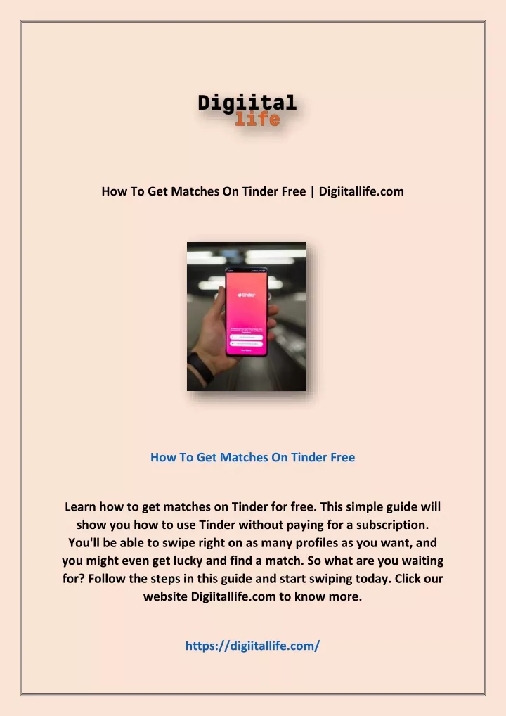 how to get matches on tinder free digiitallife com