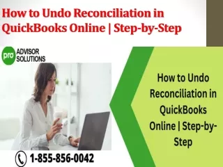 how to undo reconciliation in quickbooks online step by step