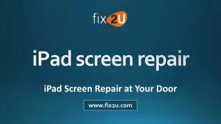 iPad Screen Repair