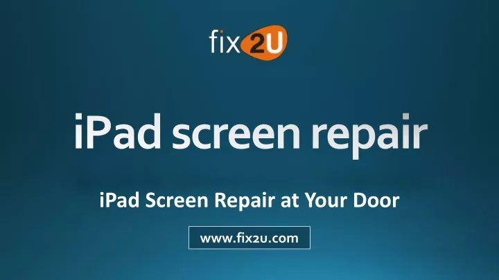 ipad screen repair
