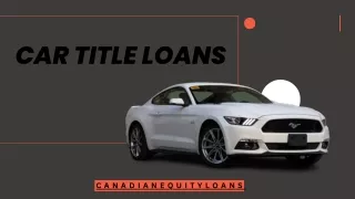 Car Title loans