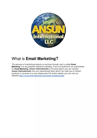 what is email marketing the process of marketing