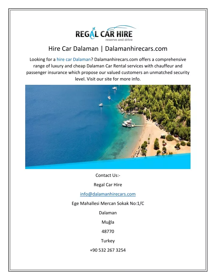 hire car dalaman dalamanhirecars com