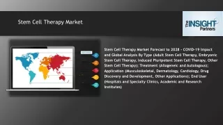 Stem Cell Therapy Market Size, Share, Latest Business Trends, And Qualitative In
