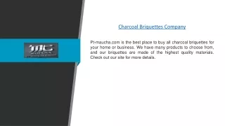Charcoal Briquettes Company | Pt-maucha.com