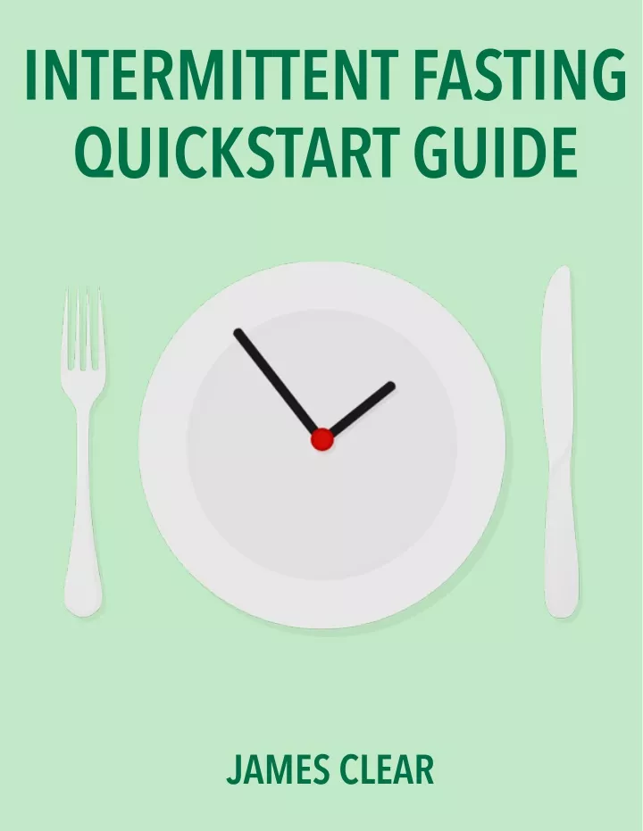 intermittent fasting quickstart guide