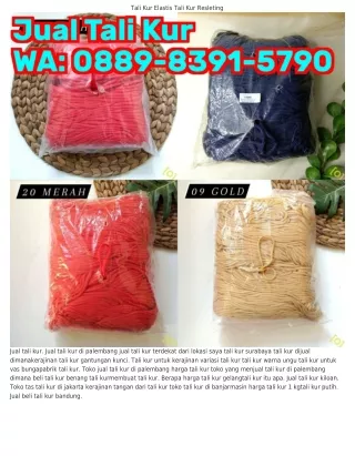 Ö88ᑫ·83ᑫI·5ᜪᑫÖ (WA) Membuat Konektor Masker Dari Tali Kur Tali Kur Coklat Muda