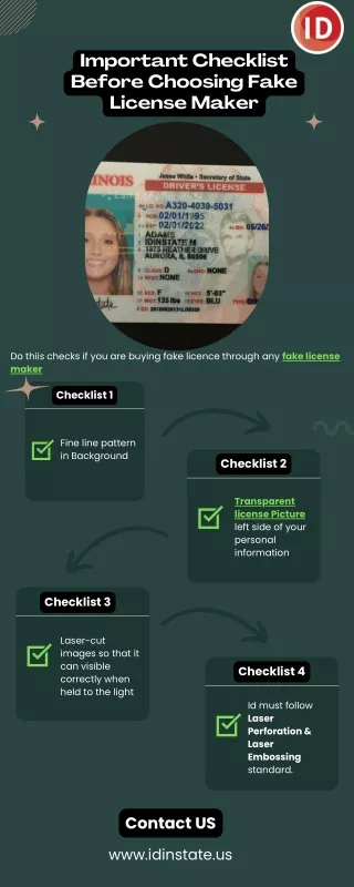 Know Checklist Before Buying Fake License By License Maker|Idinstate