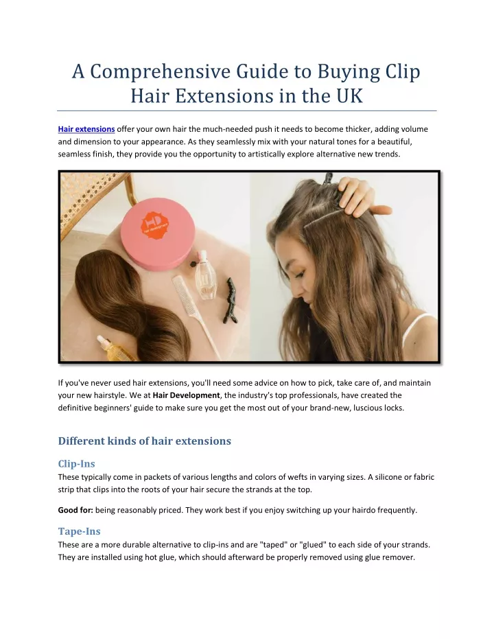 a comprehensive guide to buying clip hair