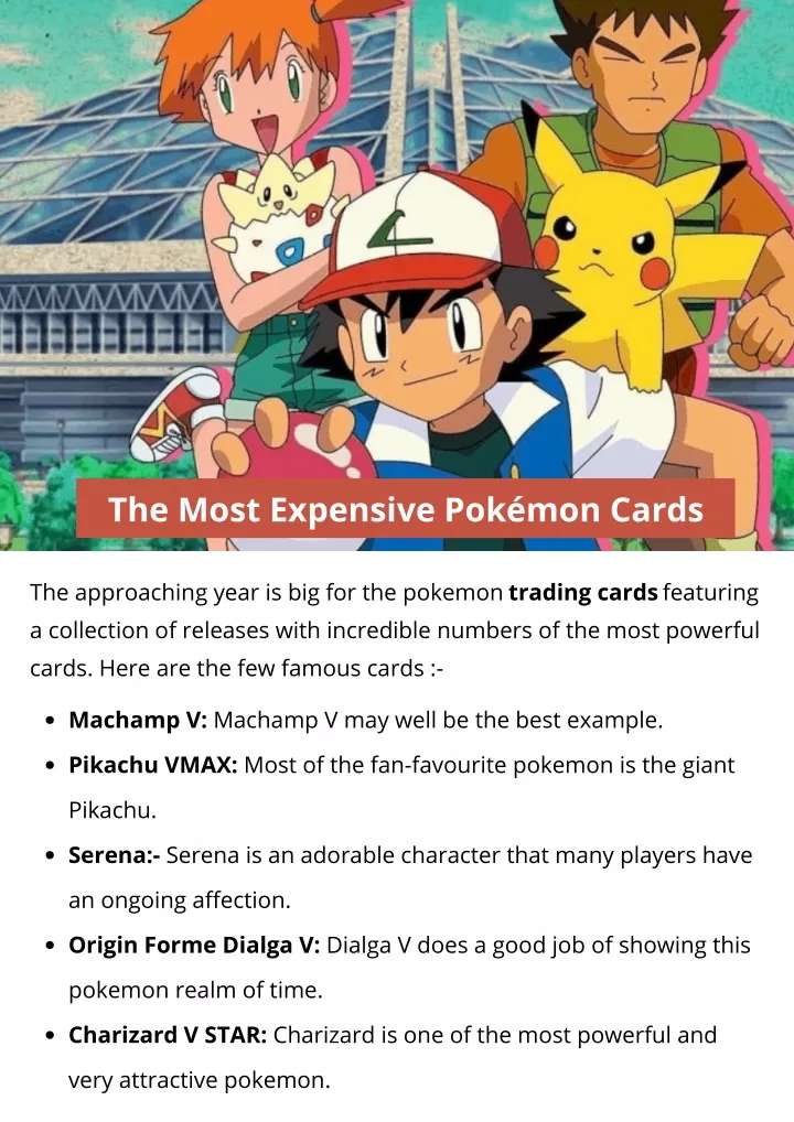 the most expensive pok mon cards