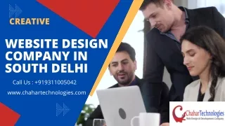 Prominent Best Website Design Company in South Delhi