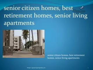 Best Senior Citizens Home in Coimbatore|Luxury Senior Citizen Homes
