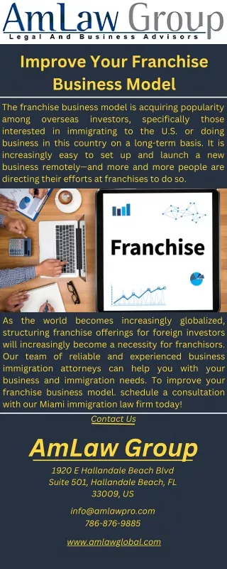 Top 3 Tips To Improve Your Franchise Business Model