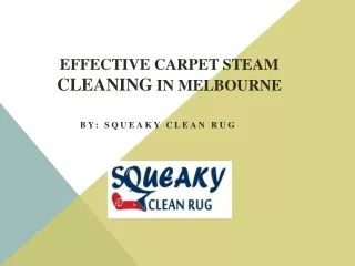 Get Affordable Carpet Steam Cleaning In Melbourne