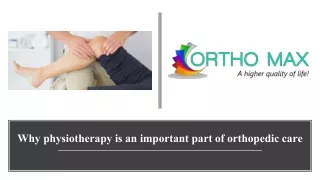 why physiotherapy is an important part