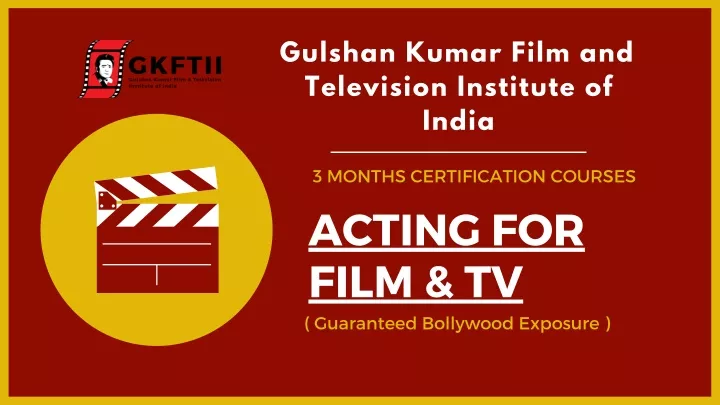 gulshan kumar film and television institute