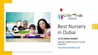 Best Nursery in Dubai_