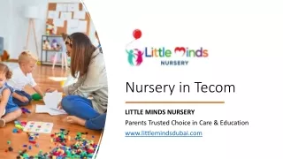 Nursery in Tecom_