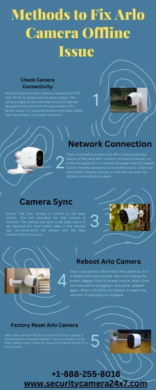 Troubleshooting Guide: Arlo Camera offline Issues