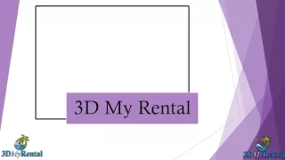 We Offer Some Of The Best Rental Property In 3d In USA