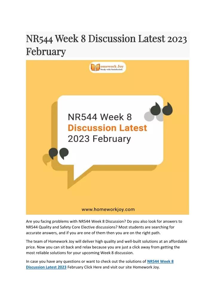 nr544 week 8 discussion latest 202 nr544 week