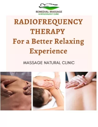 Radiofrequency Therapy For Wrinkles And Anti-Aging | Massage Natural Clinic