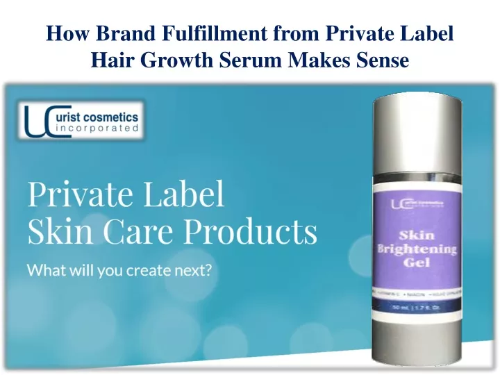 how brand fulfillment from private label hair