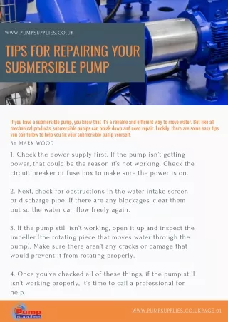 www pumpsupplies co uk