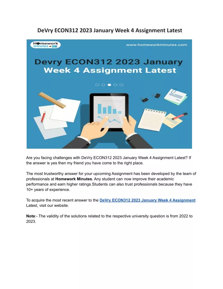 devry econ312 2023 january week 4 assignment