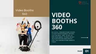 Top Reasons To Own A 360 Degree Video Booth For Your Forthcoming Event