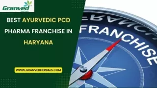 Best Ayurvedic PCD Pharma Franchise in Haryana
