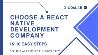 choose a react native development