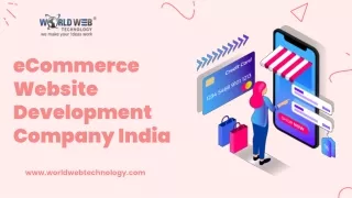 ecommerce website development company india