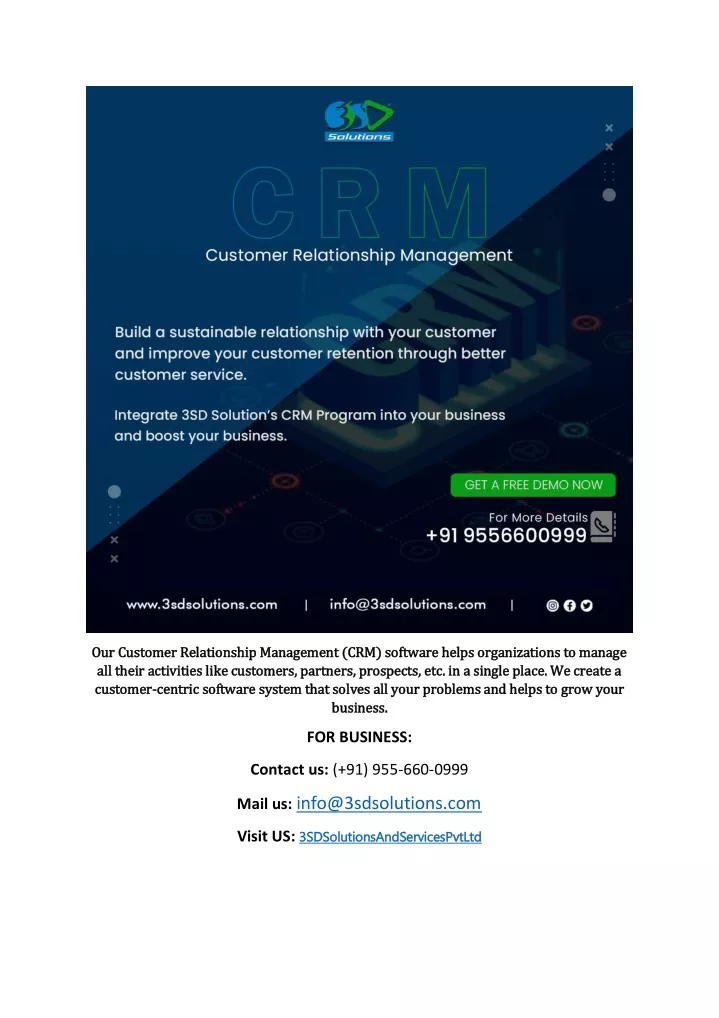 our customer relationship management crm software