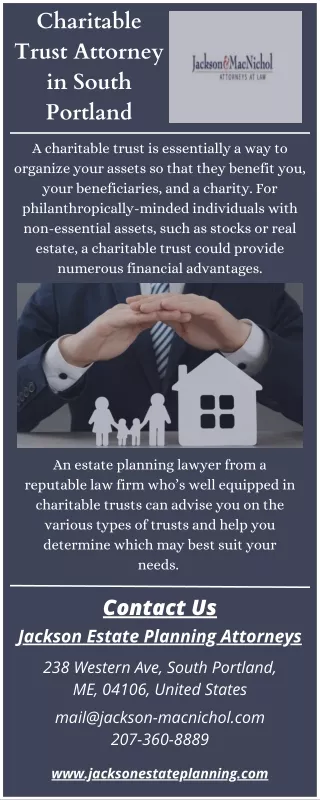 Charitable Trust Attorney in South Portland